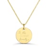 Collier personnalisé dessin "the family", plaqué or
