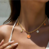 Collier charms à personnaliser, acier inoxydable