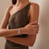 Bracelet Jonc acier & charm Coeur