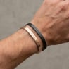 Bracelet Jonc Homme Personnalisé – Minimaliste, Rose