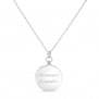 Collier médaille 15 mm arbre de vie Argent