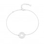 Packshot du bracelet double chaînes et anneau personnalisé en Argent