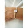 Bracelet liberty médaille 15 mm personnalisée en Argent