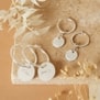 Boucles d'oreilles créoles en Argent