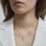 Collier lettre 12 mm en Plaqué Or
