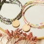 Bracelet liberty enfant médaille personnalisée Plaqué Or