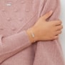 Bracelet personnalisé en Argent avec 3 plaques pour enfant