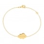Bracelet nuage personnalisé en Plaqué Or pour enfant