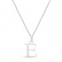 Collier enfant lettre 12 mm en Argent