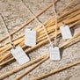 Collier homme médaille rectangulaire "PAPA POULE" grand format en Argent