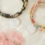 Bracelet enfant liberty et médaille personnalisée Argent
