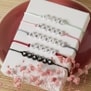 Bracelet cordon enfant personnalisable lettres argentées