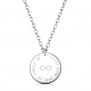 Collier personnalisé homme médaille 20 mm en Argent
