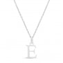 Collier lettre 12 mm en Argent