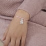 Bracelet cordon enfant et pendentif garçon en Argent personnalisé