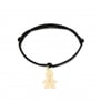 Bracelet cordon enfant et pendentif garçon en Plaqué Or personnalisé