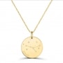 Collier médaille 20 mm astro cancer Plaqué Or