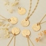 Collier médaille 20 mm astro capricorne Plaqué Or