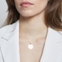 Collier médaille 20 mm astro cancer Argent