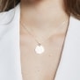 Collier médaille 20 mm astro sagittaire Argent