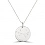 Collier médaille 20 mm astro cancer Argent