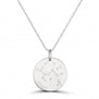 Collier médaille 20 mm astro sagittaire Argent