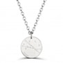Collier médaille 20 mm homme astro taureau Argent
