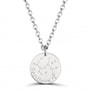 Collier médaille 20 mm homme astro sagittaire Argent