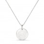 Collier personnalisé médaille 15 mm dessin éléphant en Argent