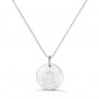 Collier personnalisé médaille 15 mm dessin licorne en Argent