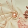 Bola de grossesse plaqué or rose
