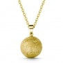 Bola de grossesse sablé or jaune