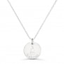 Collier personnalisé médaille 15 mm dessin poire en Argent