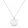 Collier personnalisé médaille 15 mm dessin clémentine en Argent