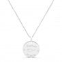 Collier personnalisé pour un baptême illustration ichtus sur le recto