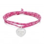 Bracelet enfant liberty et cœur gravé en Argent