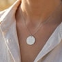 Collier Médaille Gravée en Acier