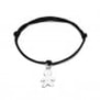 Packshot bracelet cordon et pendentif garçon en Argent personnalisé