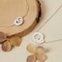 Collier personnalisé anneaux entrelacés Argent