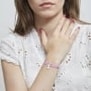 Bracelet liberty et pendentif fille 15 mm personnalisé en Argent