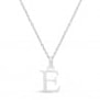 Collier enfant charm initiale, argent