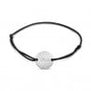 Packshot du bracelet cordon avec médaille personnalisée en Argent pour enfant
