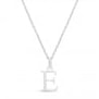 Collier charm lettre, argent