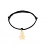 Bracelet cordon enfant et pendentif garçon en Plaqué Or personnalisé