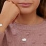 Collier enfant personnalisé nuage 20 mm Argent