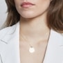 Collier astro médaille gravée Capricorne, argent