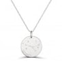 Collier astro médaille gravée Cancer, argent