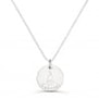 Collier personnalisé enfant médaille dessin poire, argent