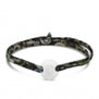 Packshot braceket liberty enfant avec médaille personnalisée lettre florale en argent