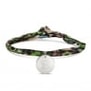 Bracelet liberty personnalisé enfant initiale florale en Argent